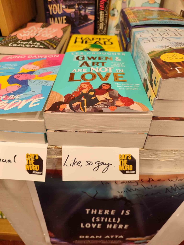 meilleures librairies londres lgbt