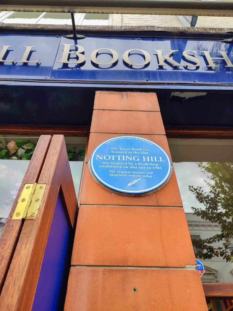 meilleures librairies londres notting hill