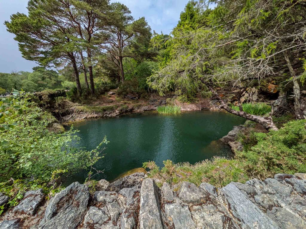 killarney national park blue lake