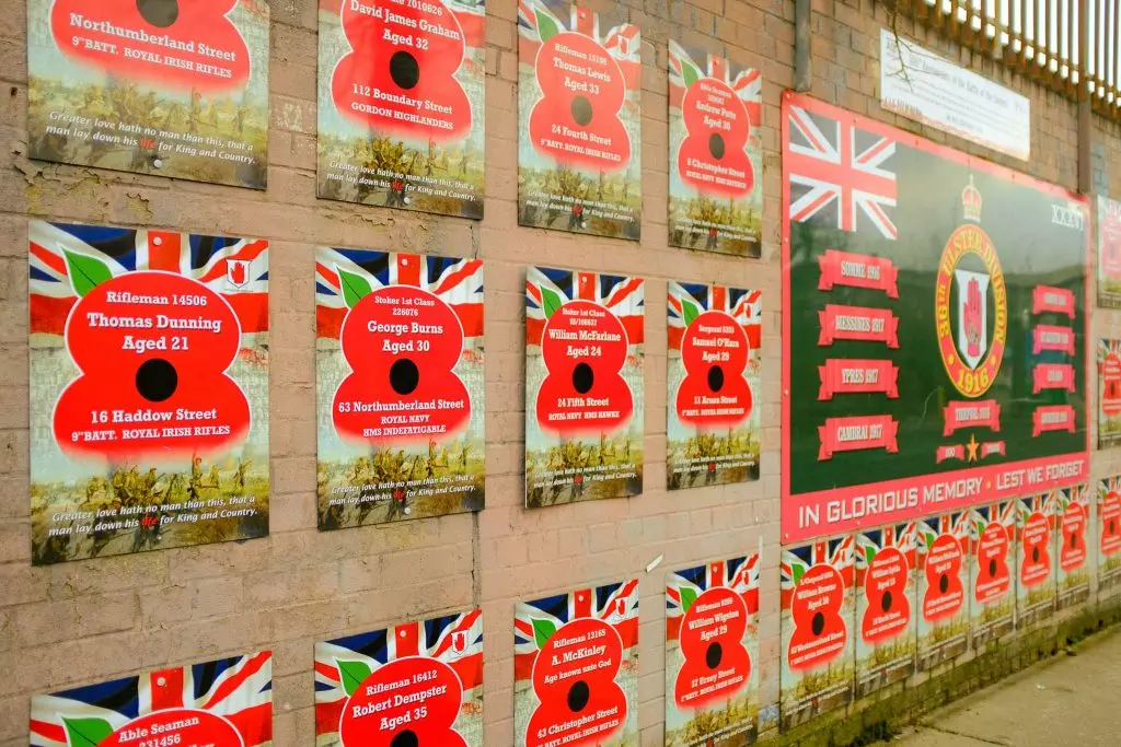 wall belfast protestant
