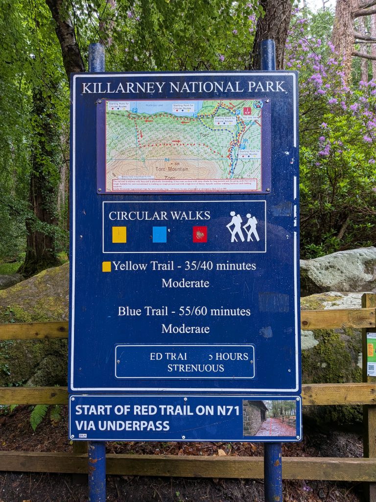 torc waterfall killarney