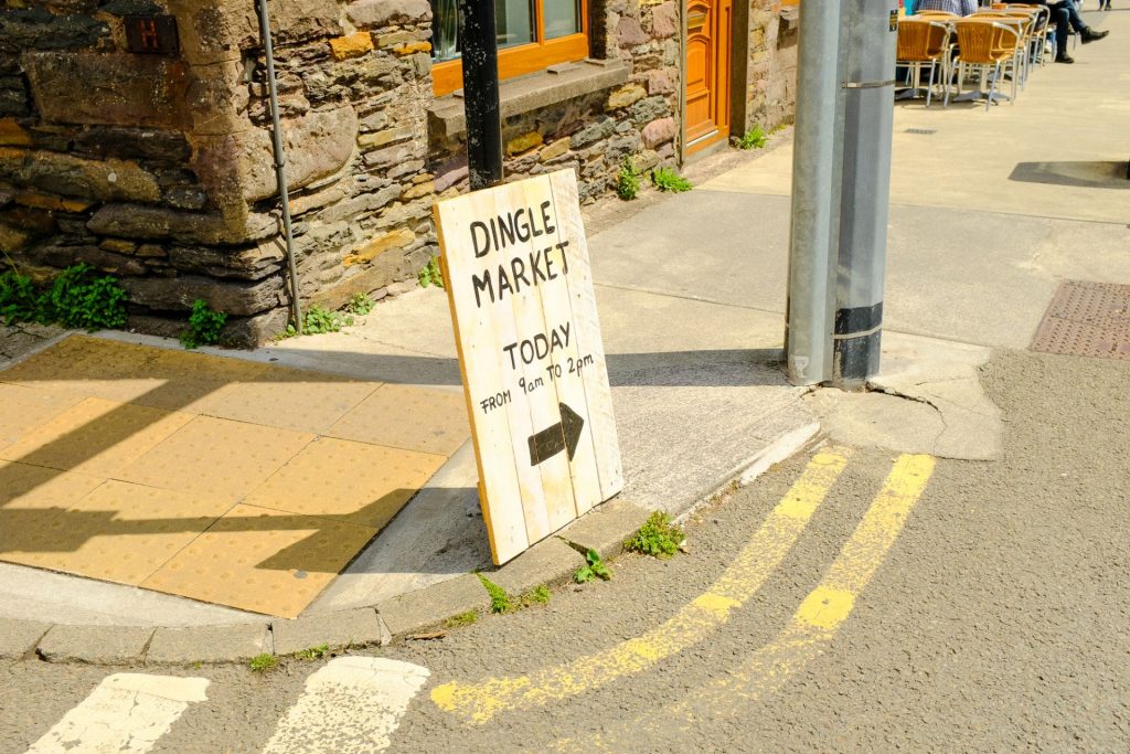 dingle market sign