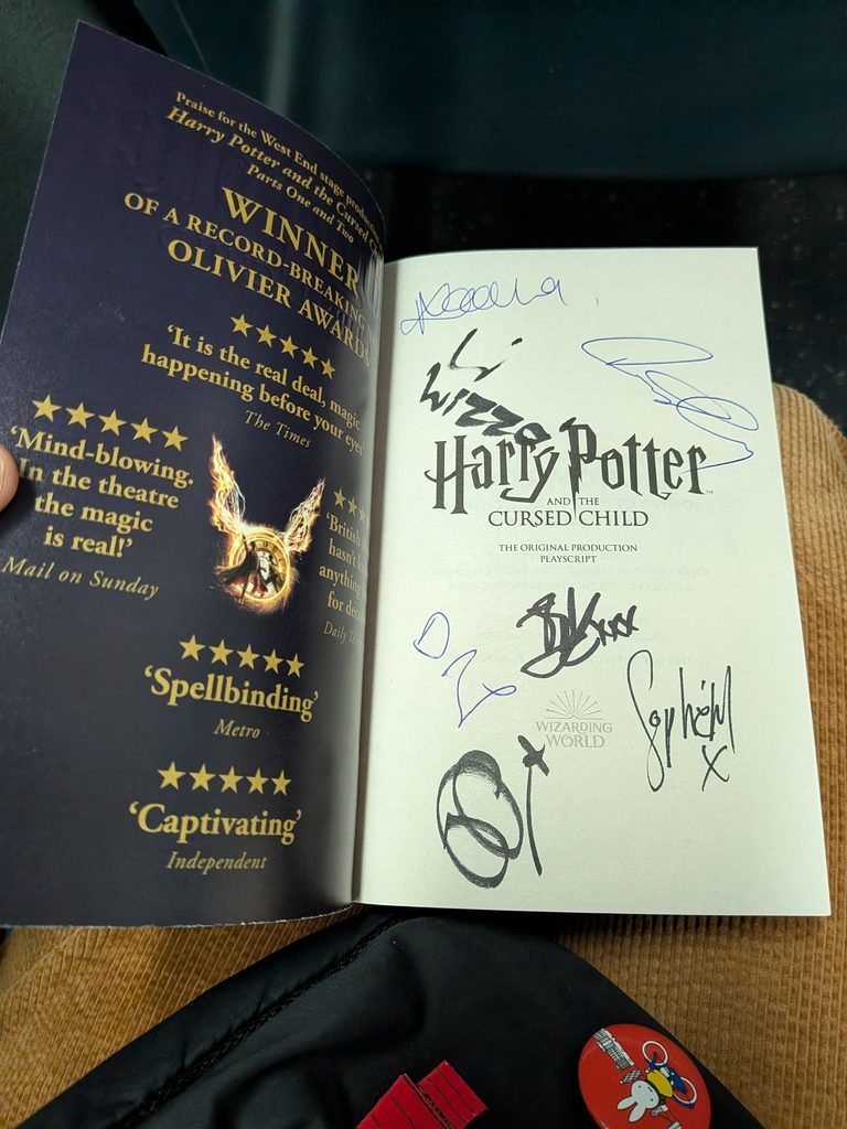 harry potter et l'enfant maudit londres avis