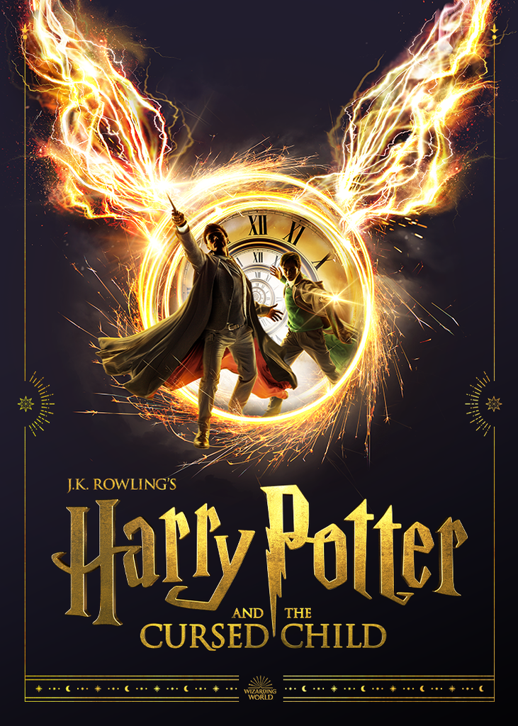 Affiche de la pièce Harry Potter and the Cursed Child au Palace Theatre de Londres